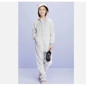 More Than Magic leopard print pj onesie
